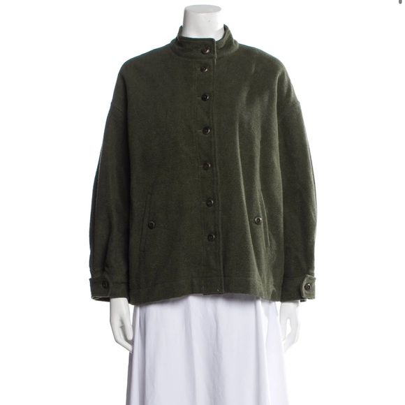 THE GREAT. Jackets & Blazers - THE GREAT. Army jacket olive green